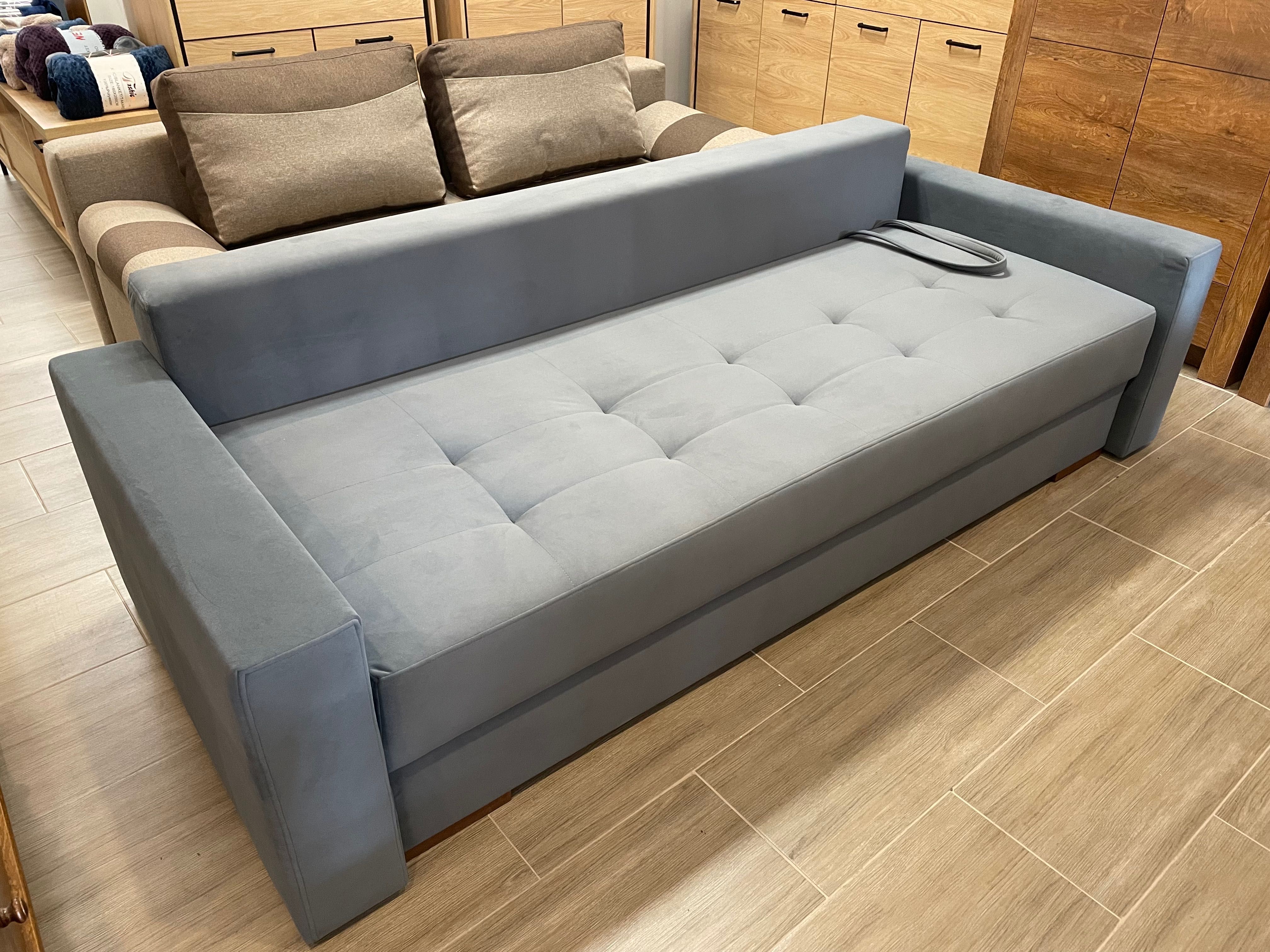 Kanapa, sofa z funkcją spania + pojemnik na pościel, Piko