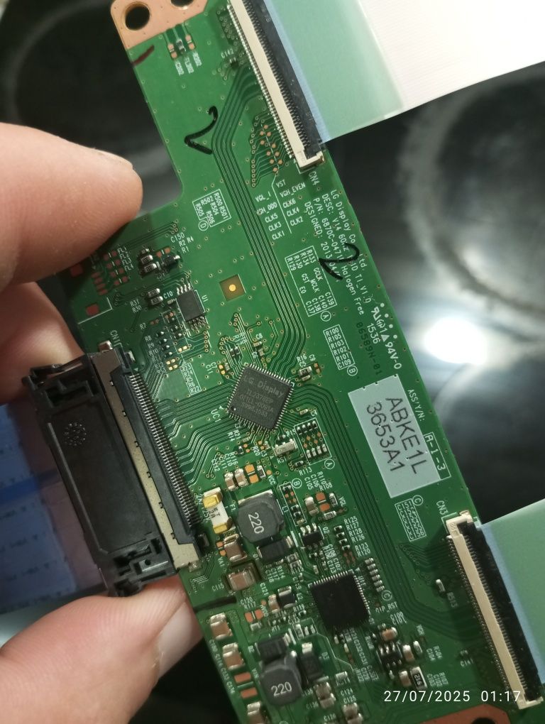 Placa t-con LG LC550DUE