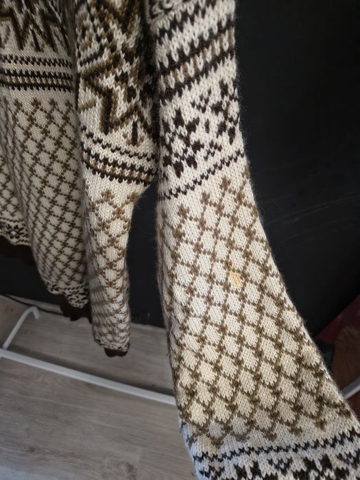 Sweter gruby handmade