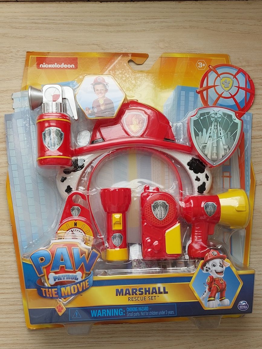 Zestaw Psi Patrol Paw Patrol policyjny strażaka Marshall Chase policj