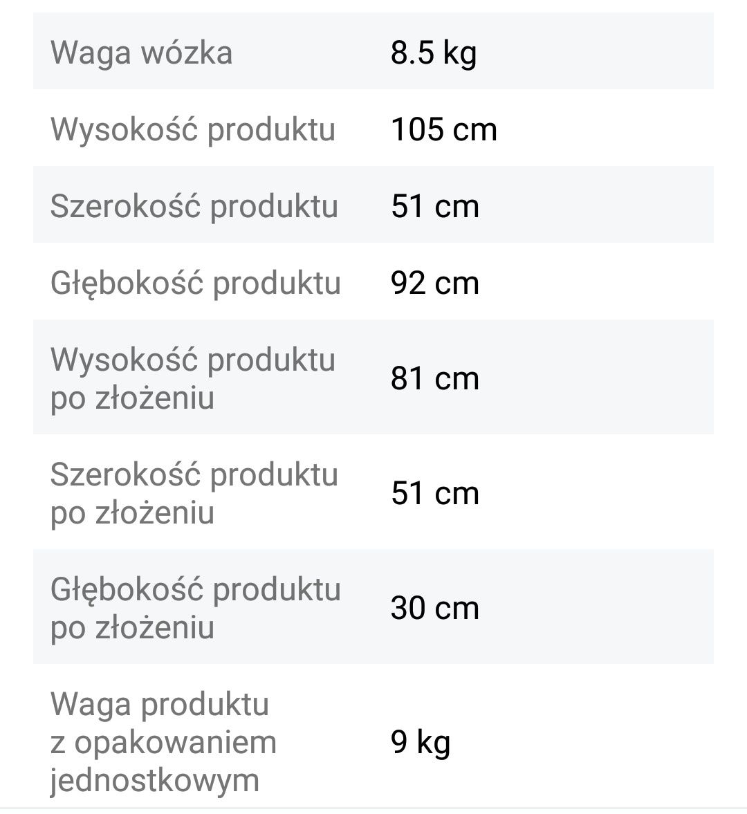 Kinderkraft cruiser wózek spacerowy czarny