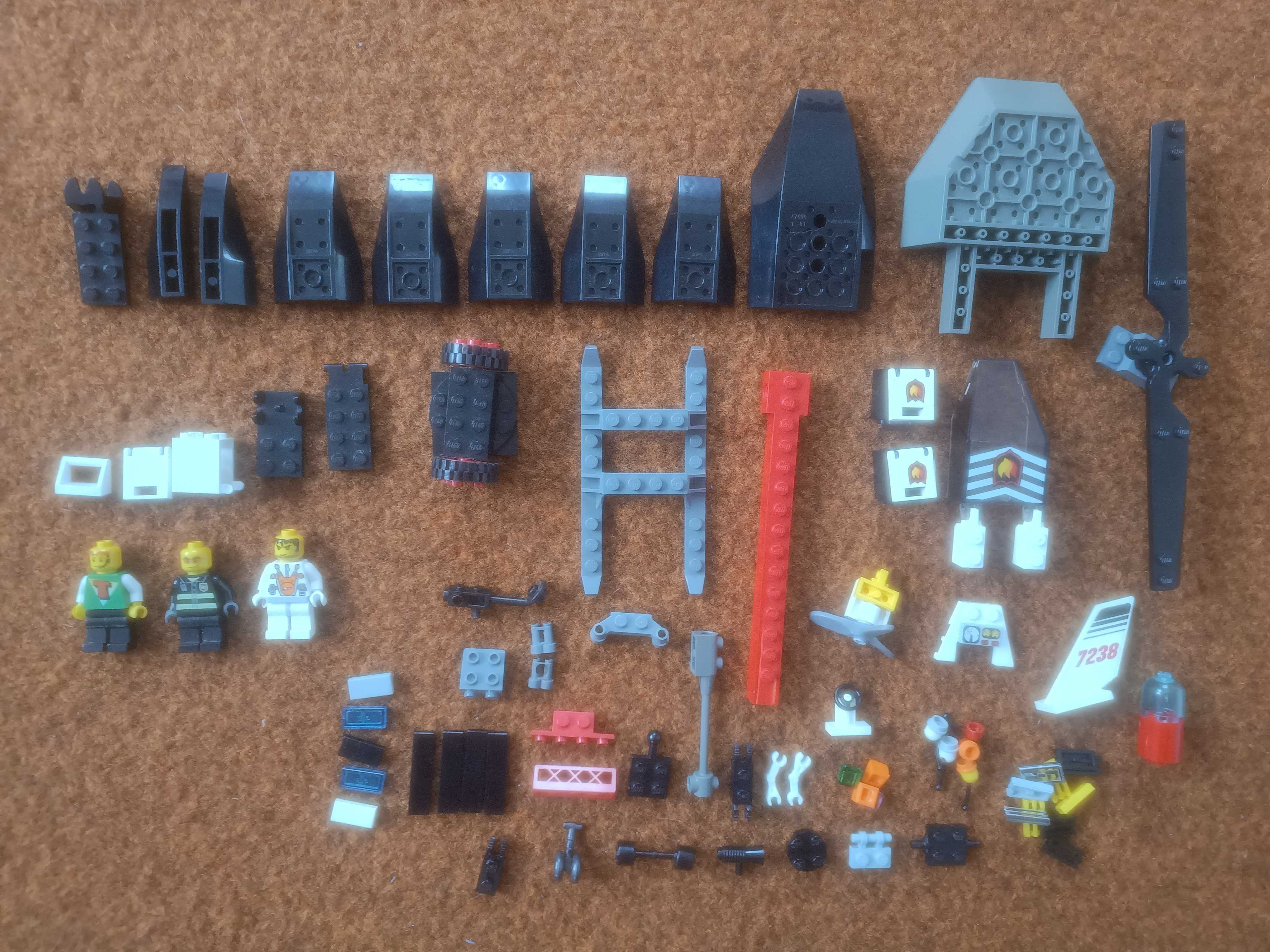 Elementy klocków LEGO