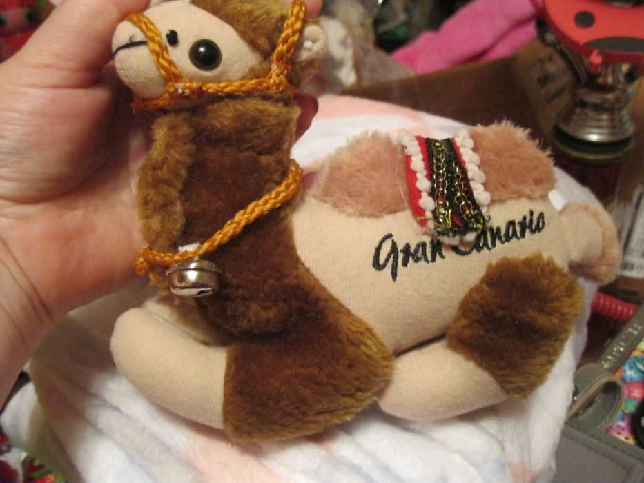 игрушка мягкая плюшевая верблюд gran canaria испания бубенчики