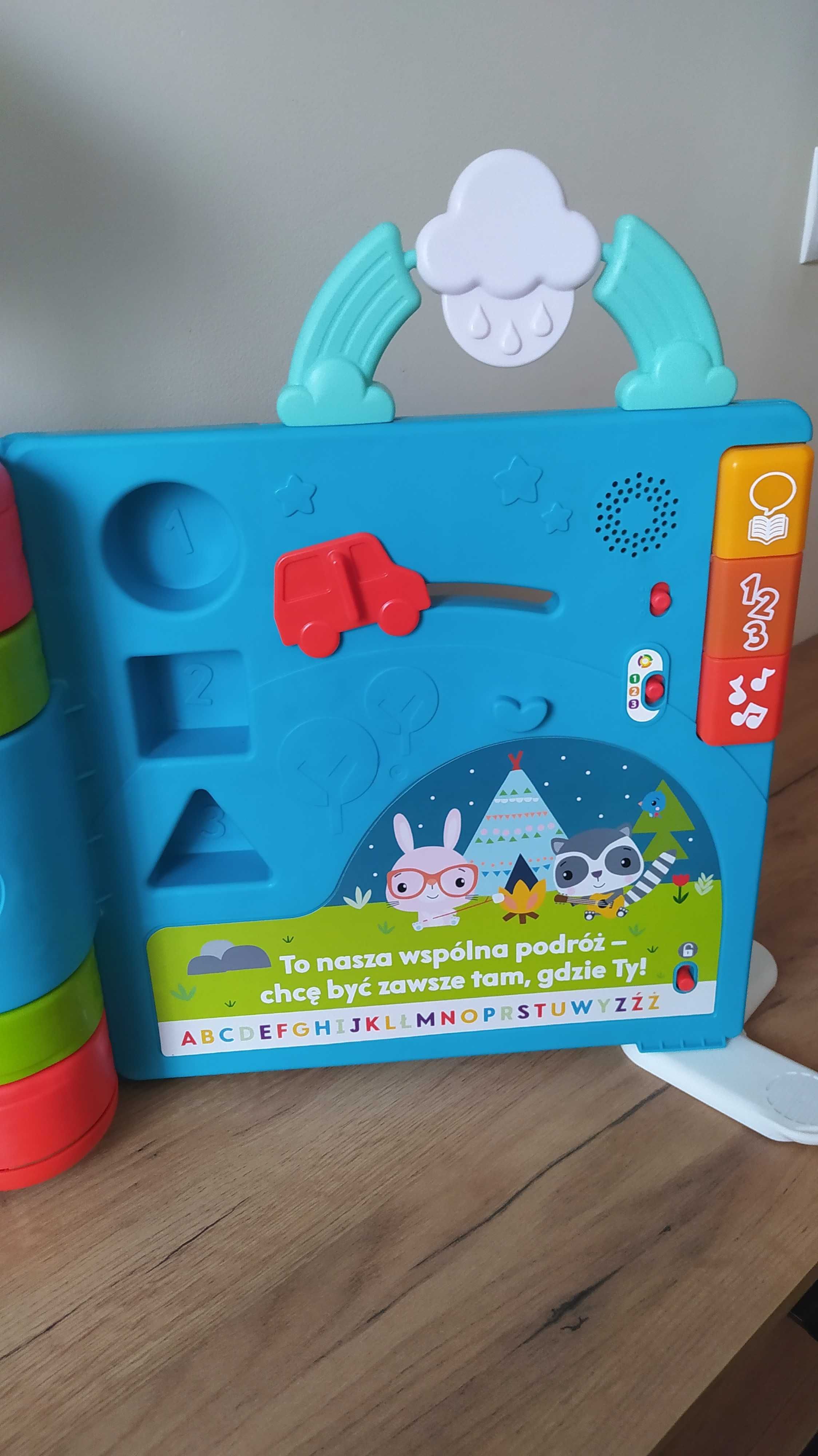 Giga książka Edukacyjna Wycieczka pełna nauki 6m+ Fisher Price