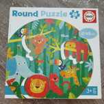 Round Puzzle Animais da Selva (completo)