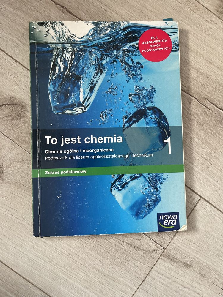 Podręcznik to jest chemia 1 - nowa era, zakres podstawowy