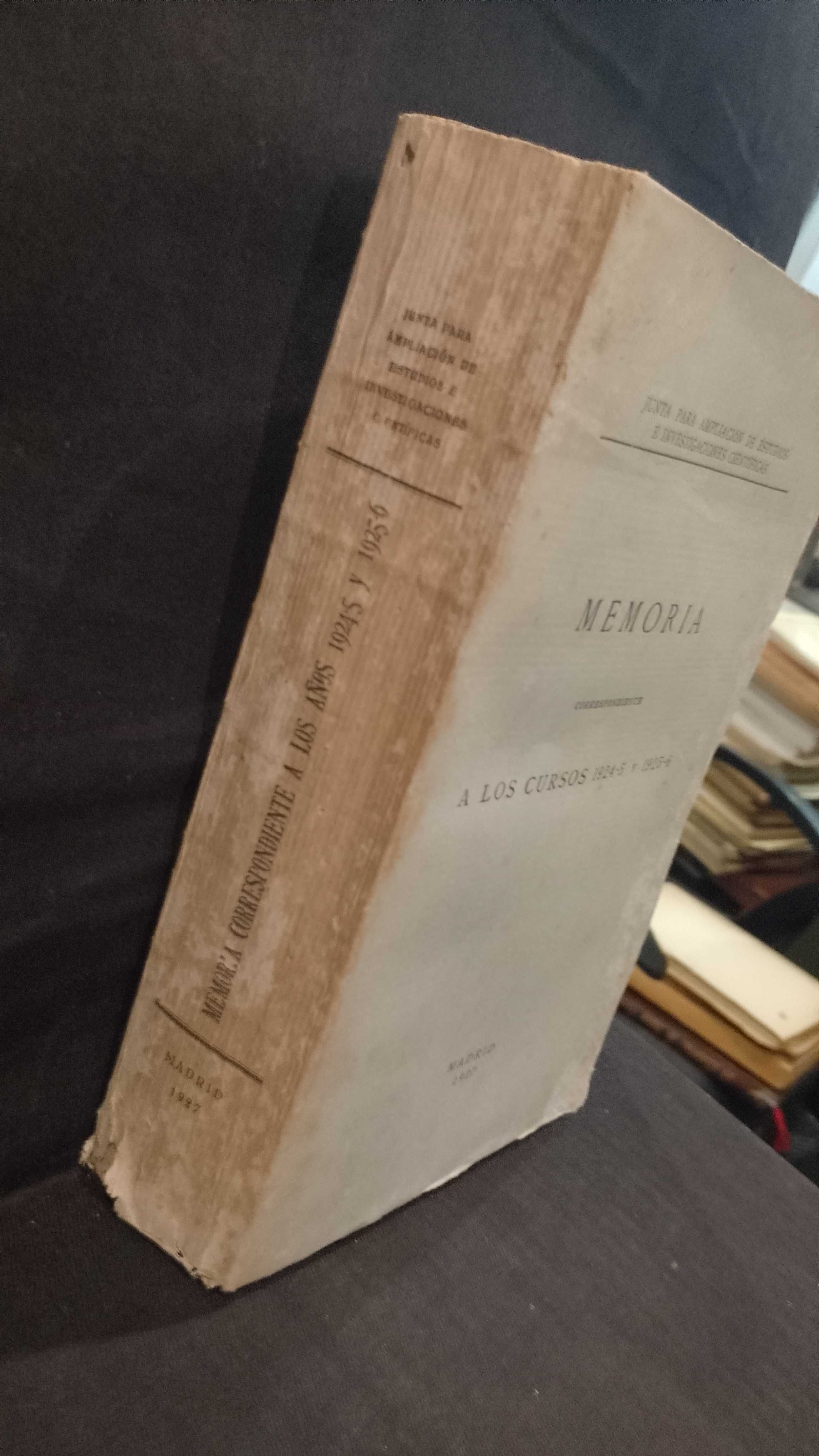 Memoria - Correspondiente a los Cursos 1924/5 y 1925/6 (1927)
