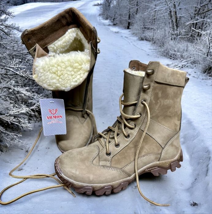 Берці зимові/демі хутро штучне натуральне Gore-Tex 40-46