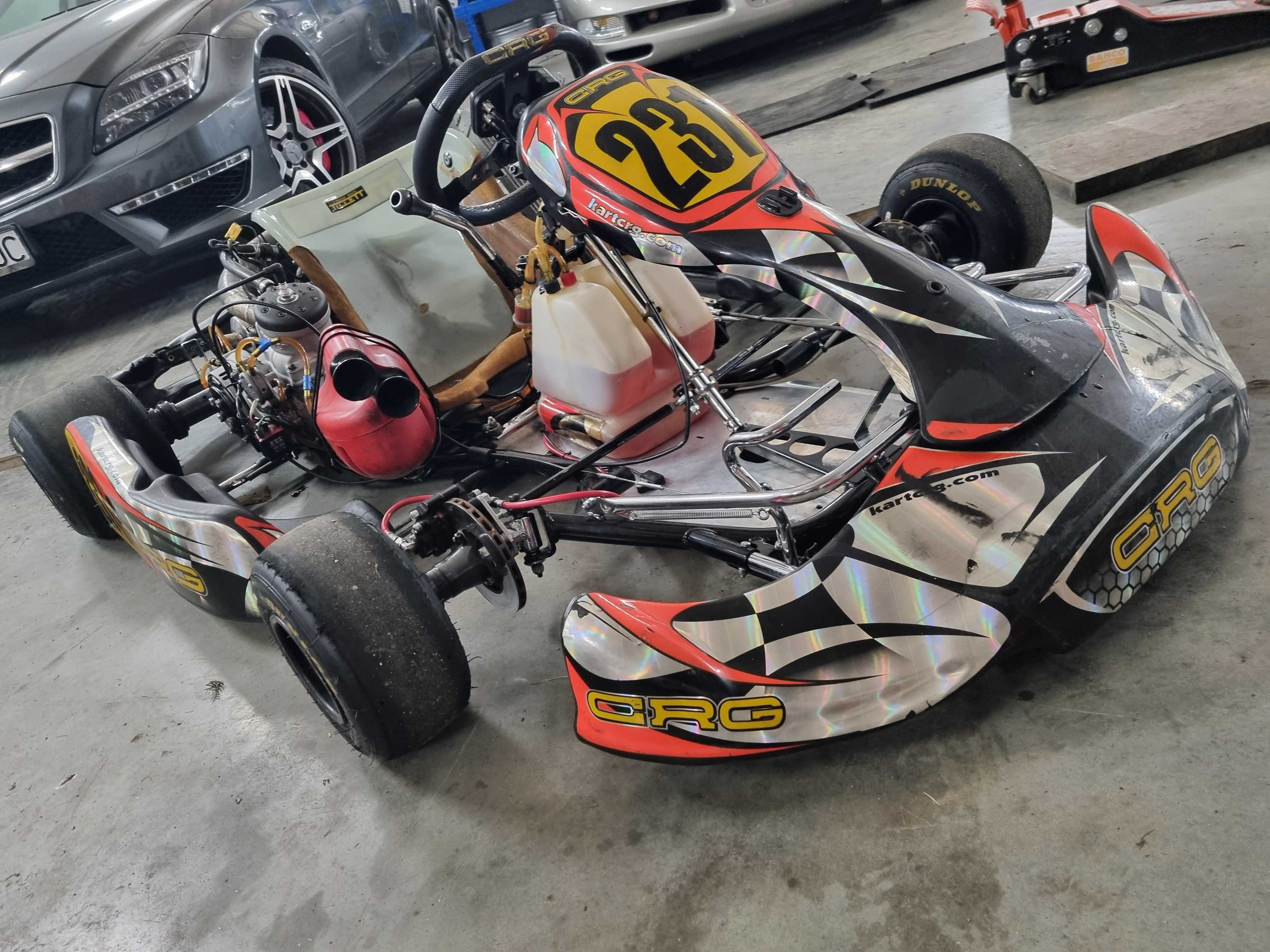 Gokart wyczynowy Crg Maxter 45 KM 6 bieg MyChron profesjonalny