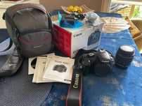 Canon 1100D + obiektyw Canon 18 - 55 IS II - lustrzanka! Torba GRATIS