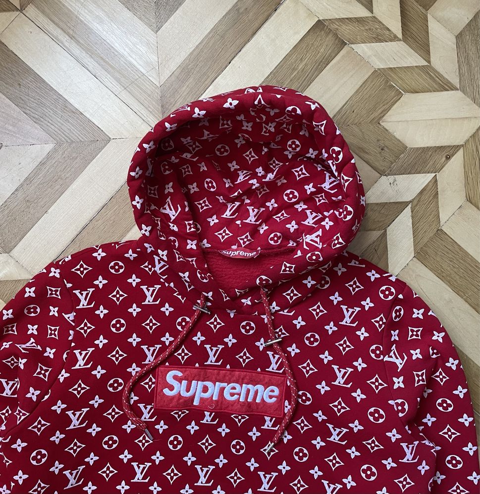 Худі Louis  Vuitton x Supreme