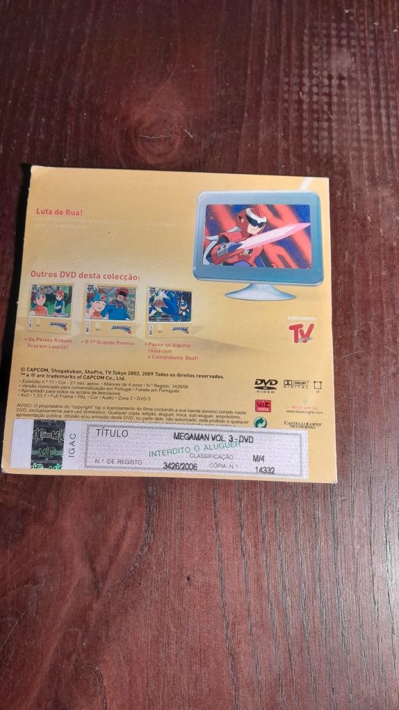 DVD Megaman NT Warrior Luta de rua!