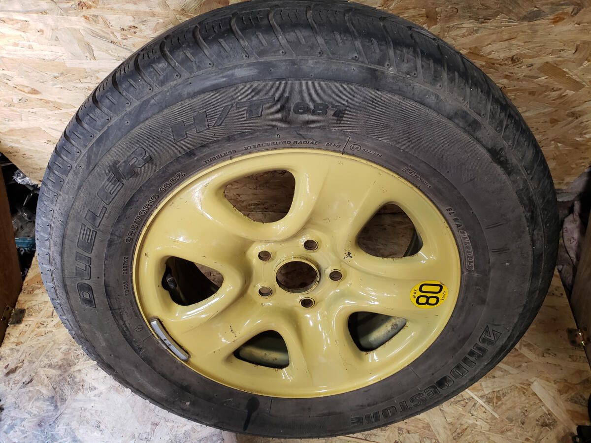 Диск колесный (докатка) R16 6,5j 5x114.3 (Bridgestone разборка