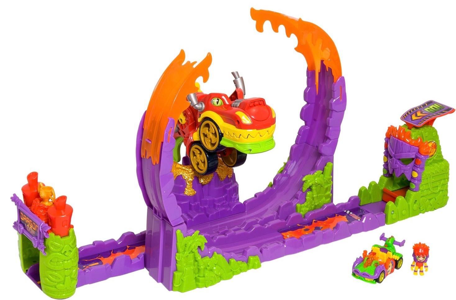 T-Racers Dragon Loop Zestaw z wyrzutnią Magic Box
