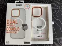 Etui case SKECH iPhone 15 pro z MagSafe przeźroczyste silikonowe