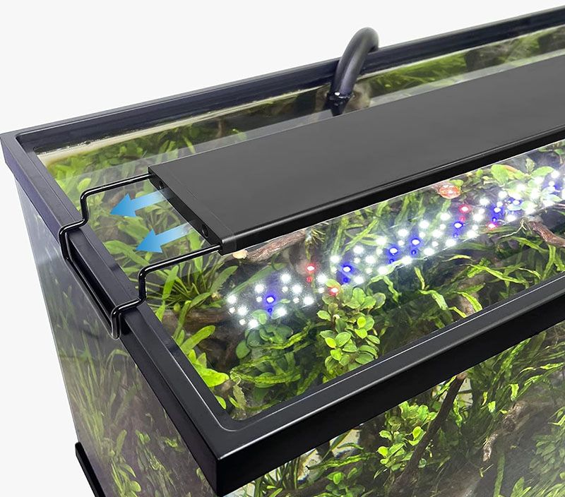 Lampa LED do akwarium 70–90 cm oświetlenie akwarystyczne z pilotem