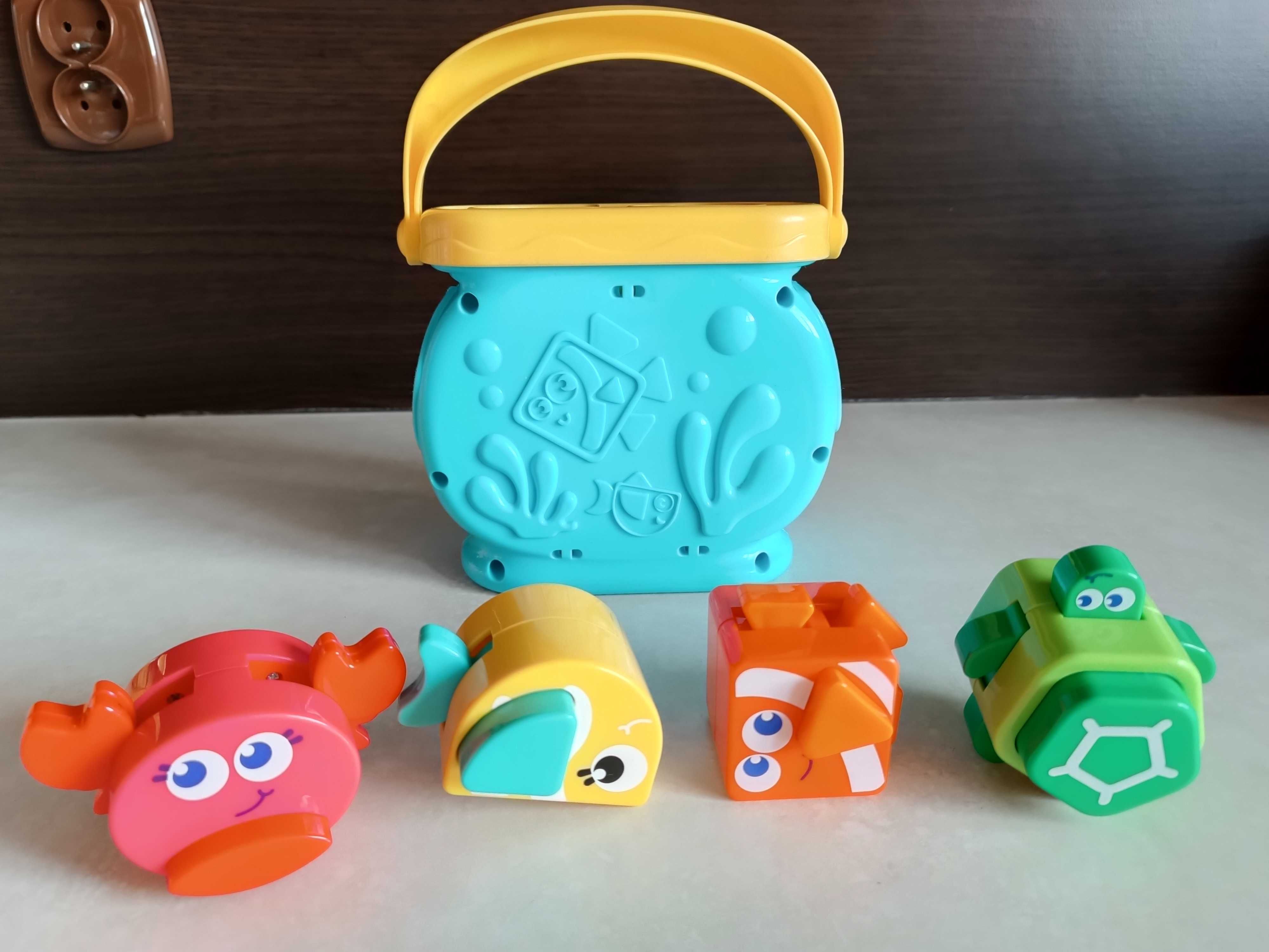 Zabawka mini akwarium z morskimi zwierzątkami w komplecie - polecam!