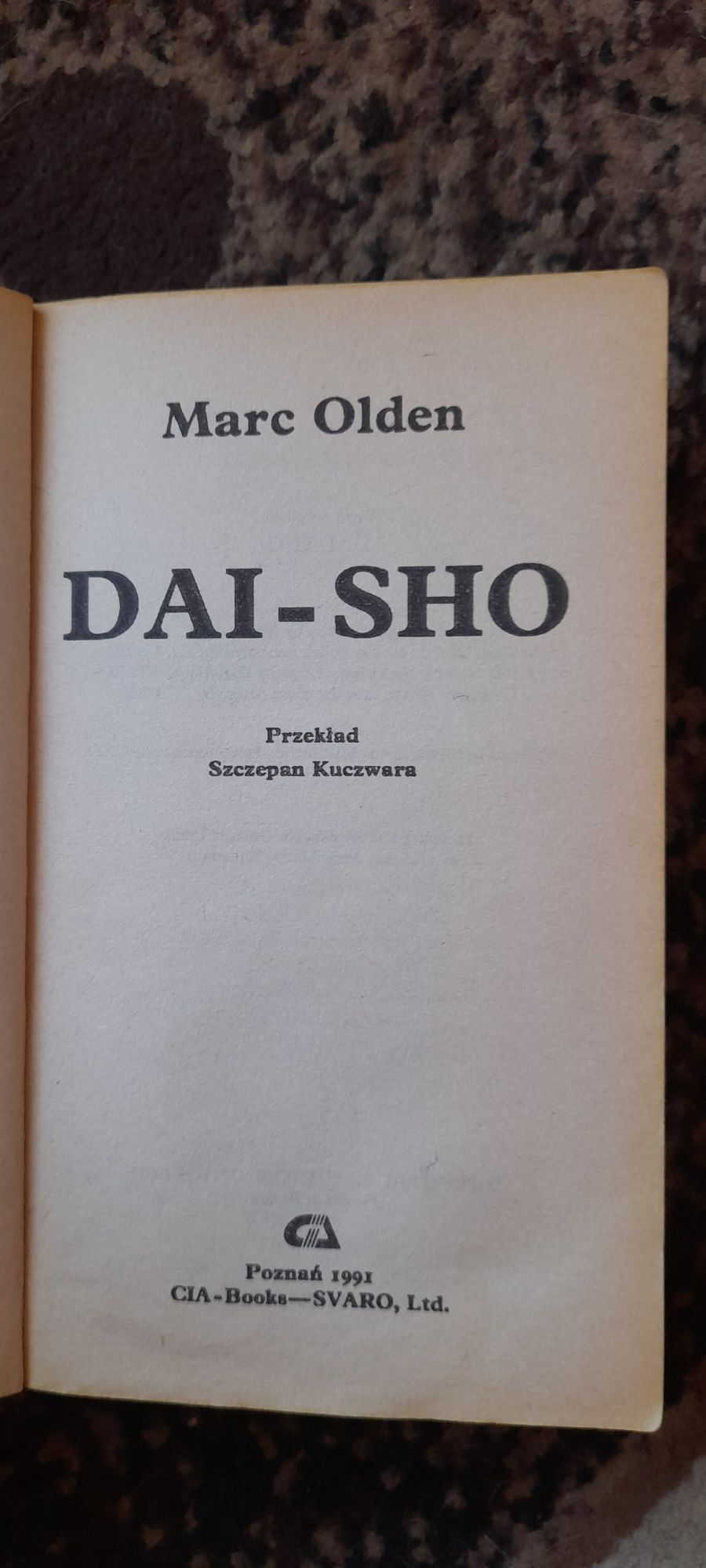 Dai-Sho  - Marc Olden 1991