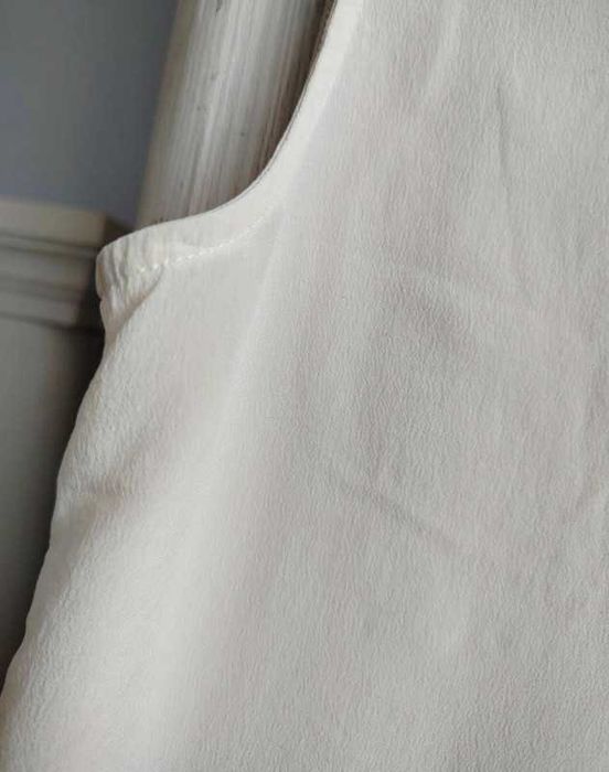 M 38 oversize COS kremowa nude jedwabna koszula 100% wysoka jakość