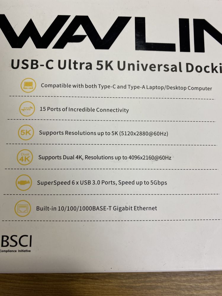 Docking Station 5K (Como Nova)