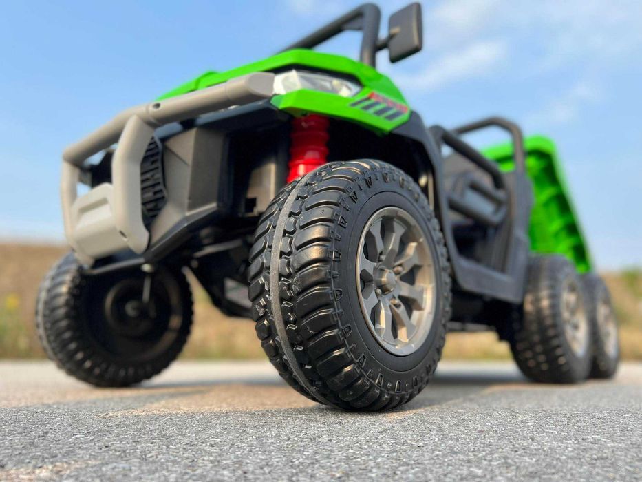 Wielki samochód z kiprem elektrycznym paka 24V + PILOT