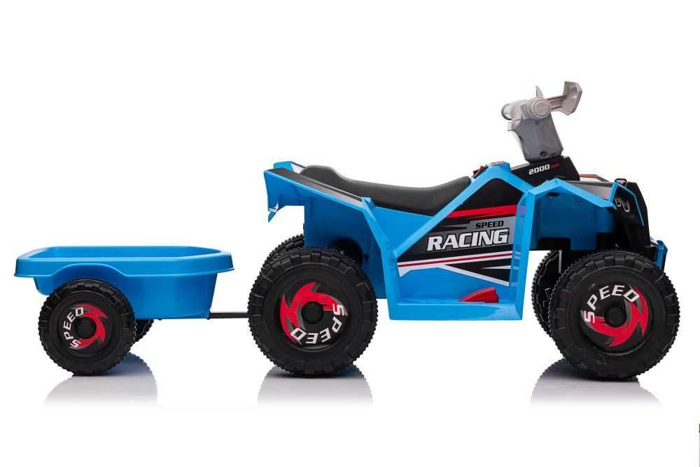 Autko na akumulator QUAD Z PRZYCZEPĄ auto jeździk pojazd elektryczny