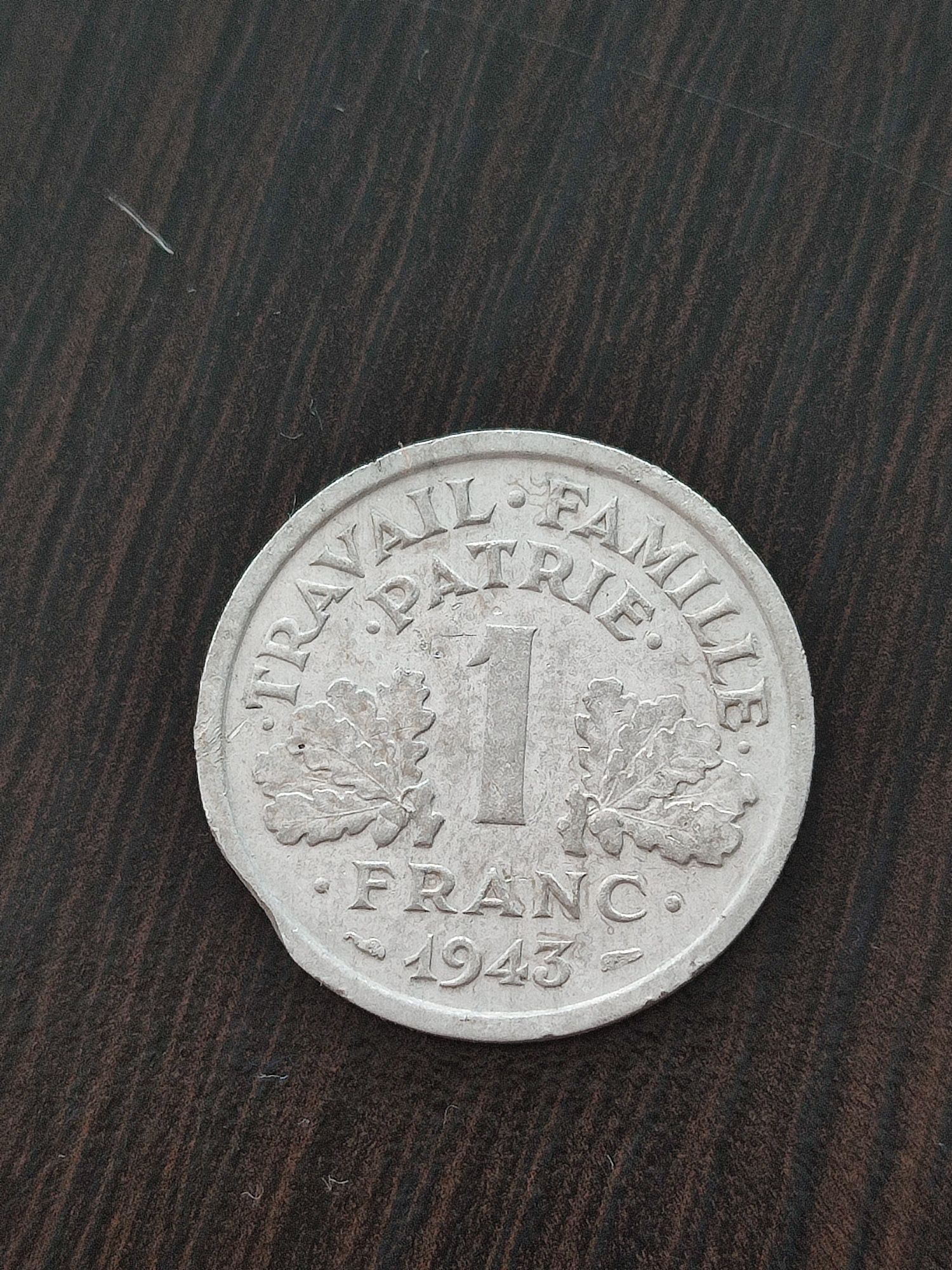 1 frank 1943 Francja