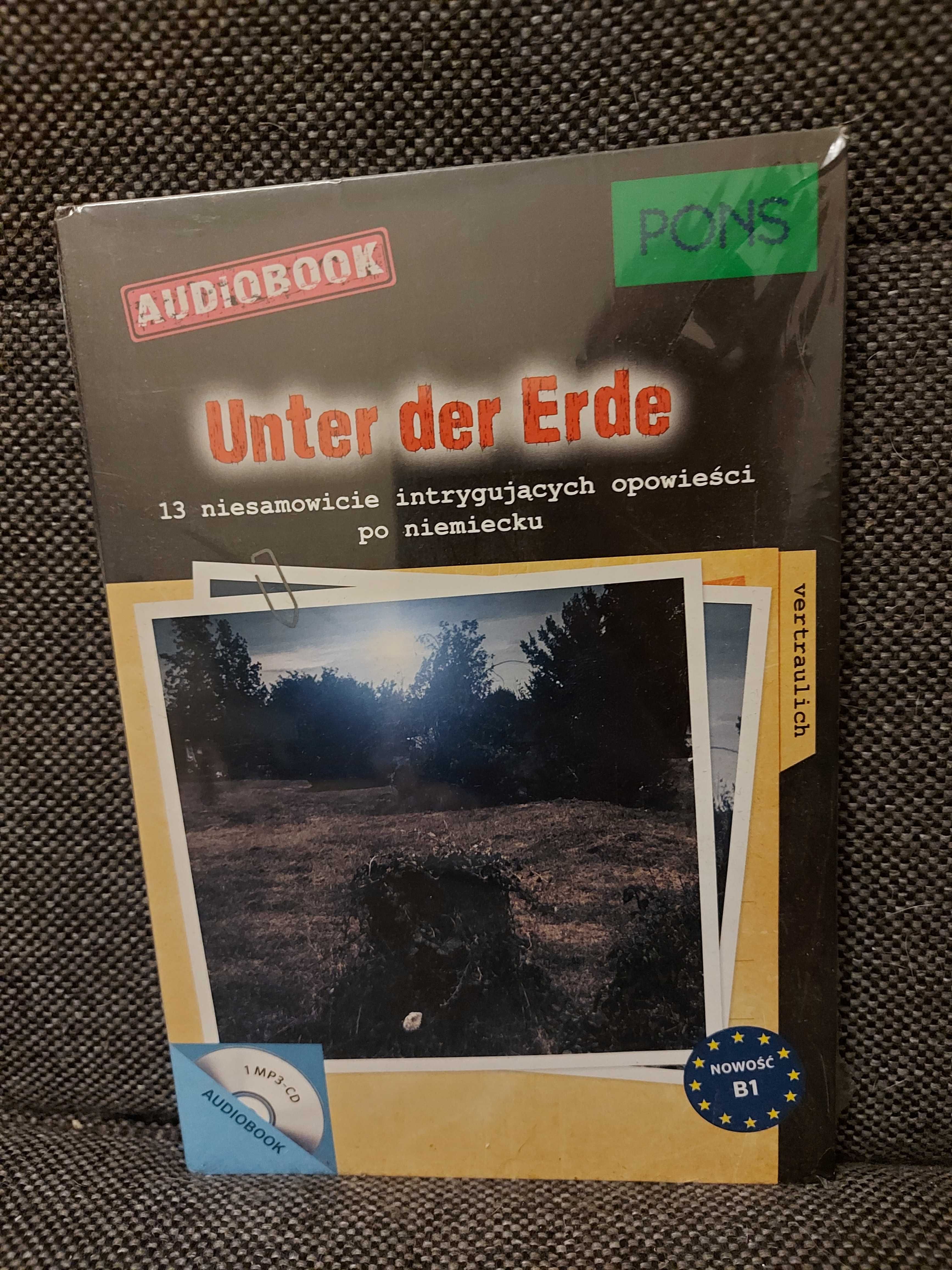 Audiobook + książka PONS Unter der Erde Niemiecki B1