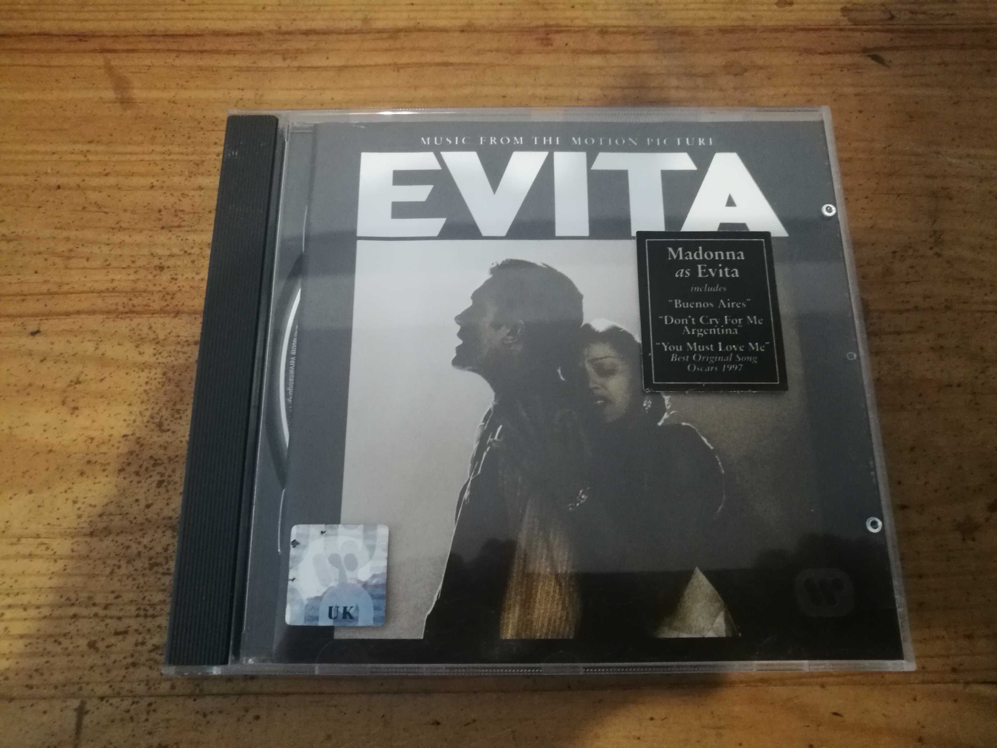 BANDA SONORA 	Evita (Music From The Motion Picture)	CD