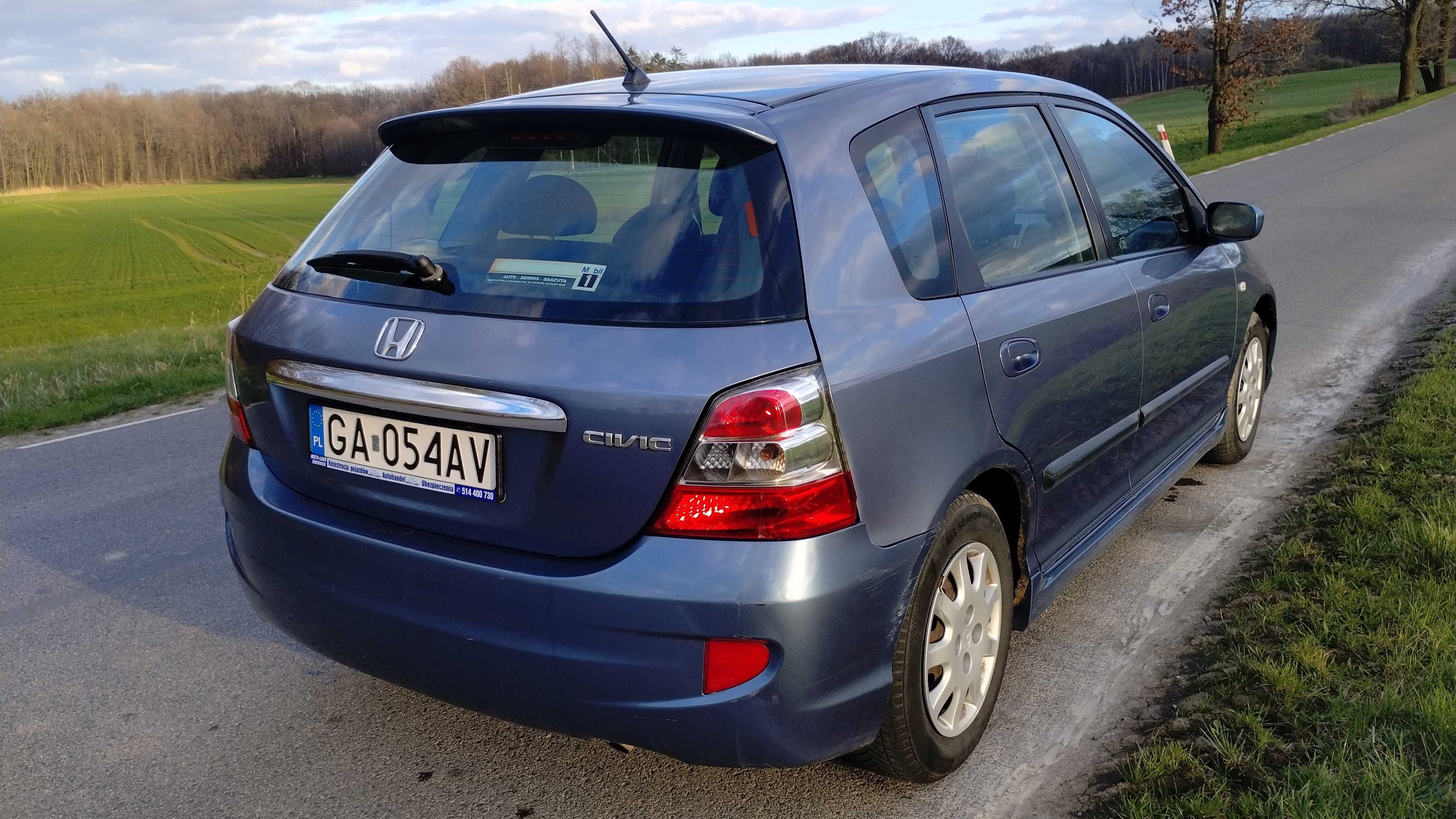 Honda Civic 1.4 benzyna 90km 2004r