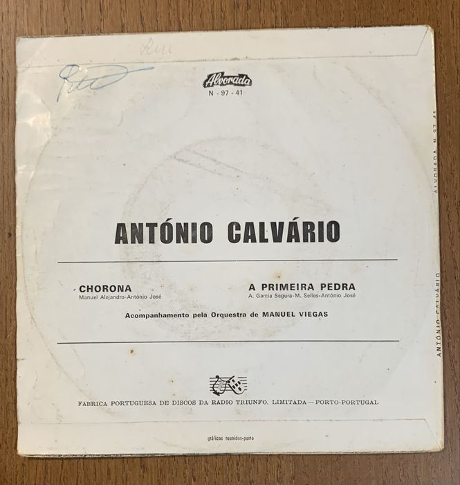 António Calvário 45 rpm