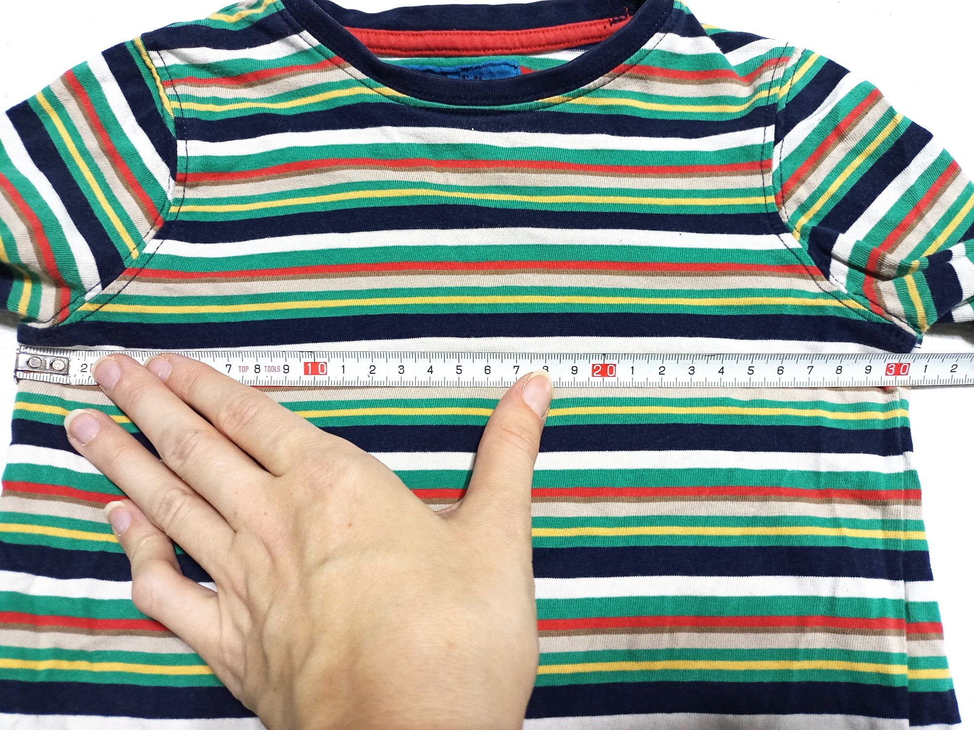 BEZ WAD Bluzka z długim rękawem Mothercare 2-3 lata 98cm w paski #1291