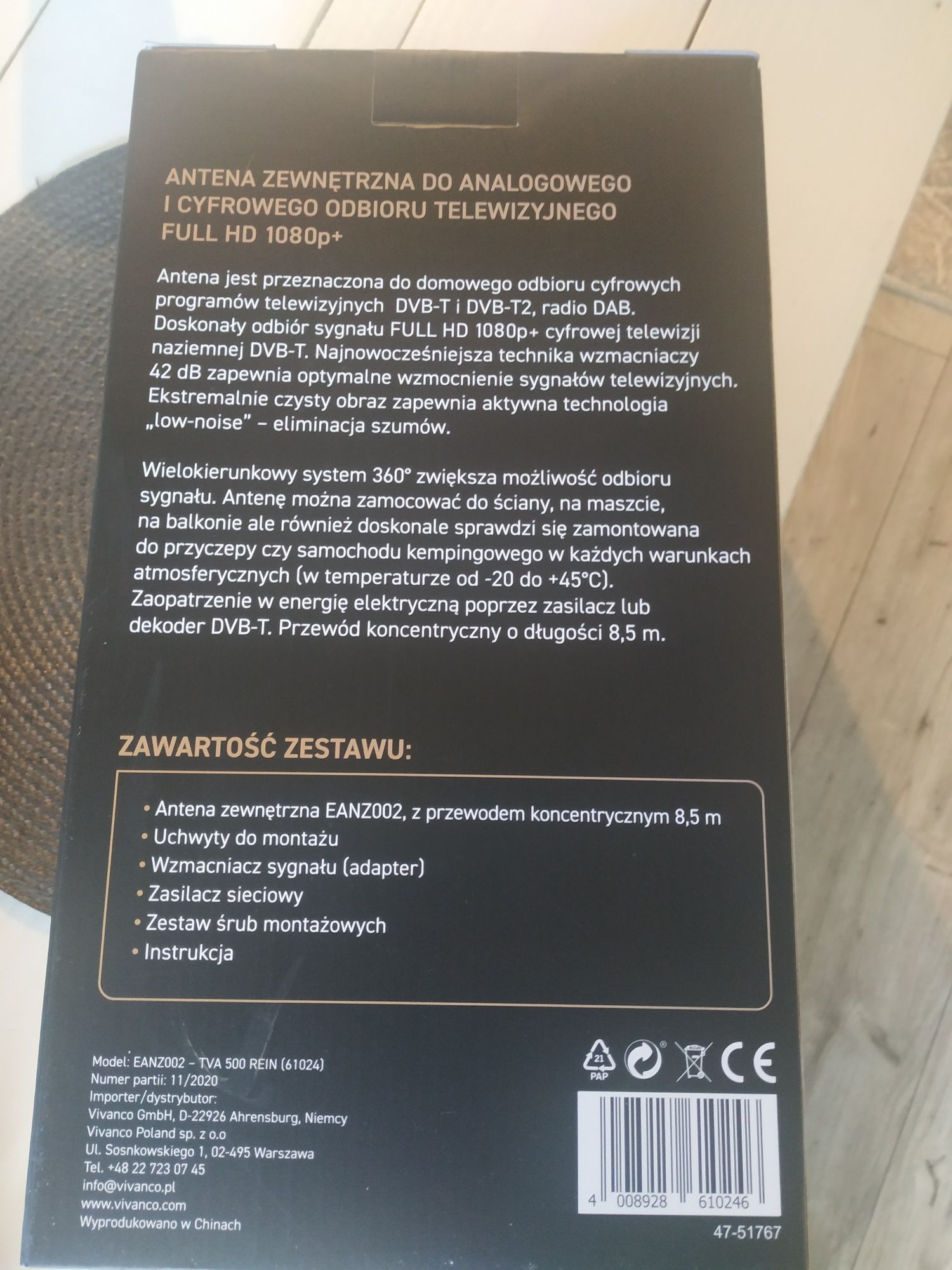 Antena to telewizji cyfrowej i analogowej