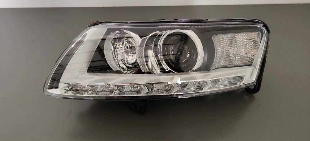 Lampa Przod Led Xenon Skrętny Audi A6 C6 4F Lift 08-11r NOWA Hella