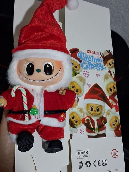 Різдвяні лабубу, новорічні лабубу, лабубу брелок, лабубу сюрприз labub