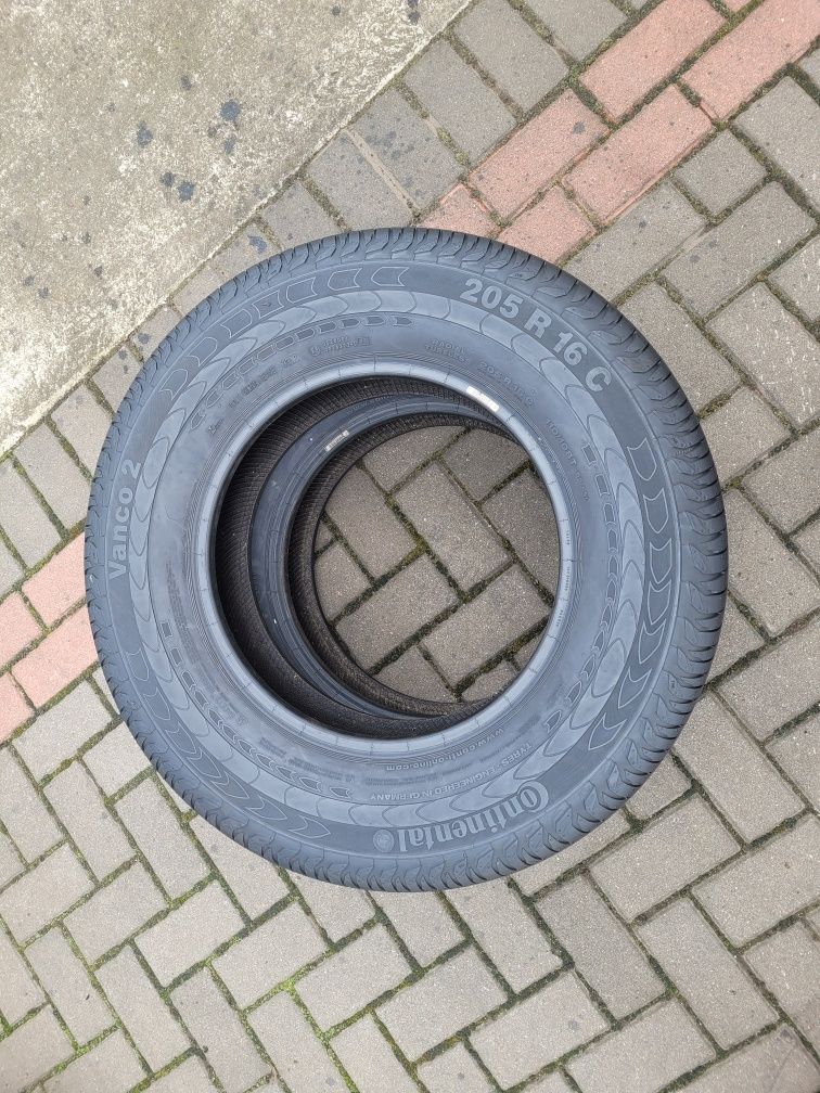 Opony Lato 2 Sztuki CONTINENTAL Vanco 2 205/80 R16C 8.5mm Dot 12