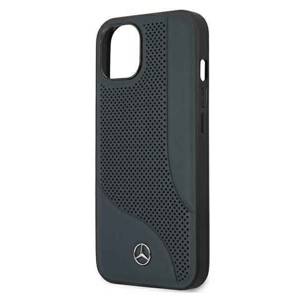 Etui skórzane Mercedes-Benz iPhone 13 Mini 5,4" Granatowy