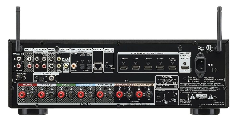 Denon avr-x1500h Рессивер