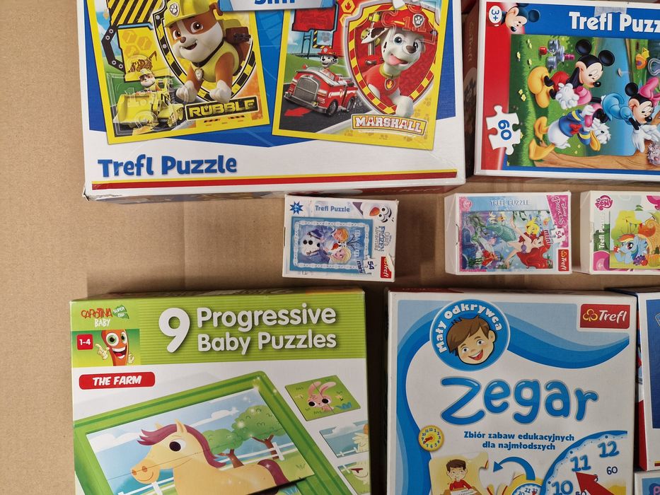 Puzzle kilka zestawów