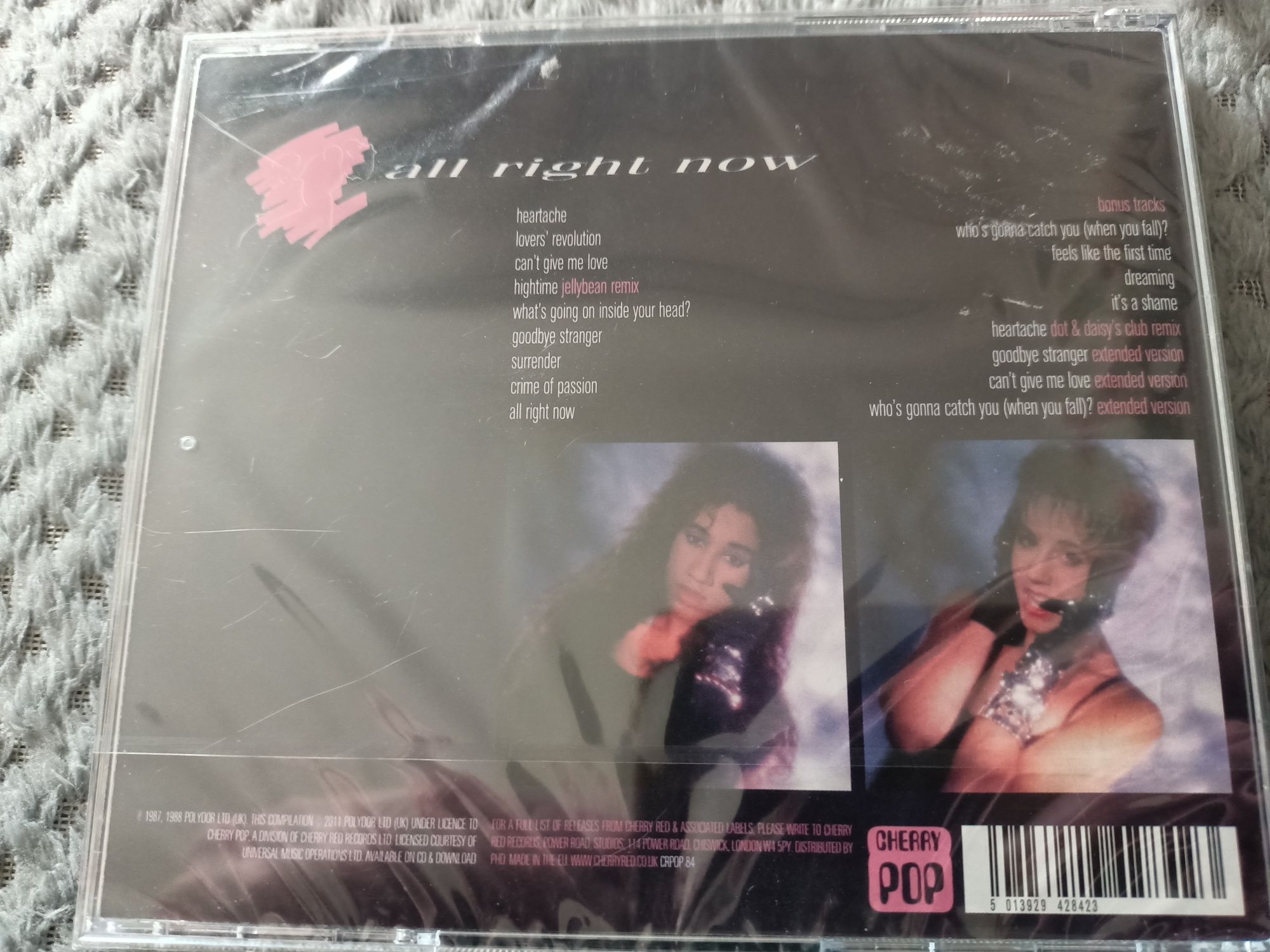Pepsi & Shirlie - All Right Now (CD, Album, RE, RM, S/Edition)(folia)