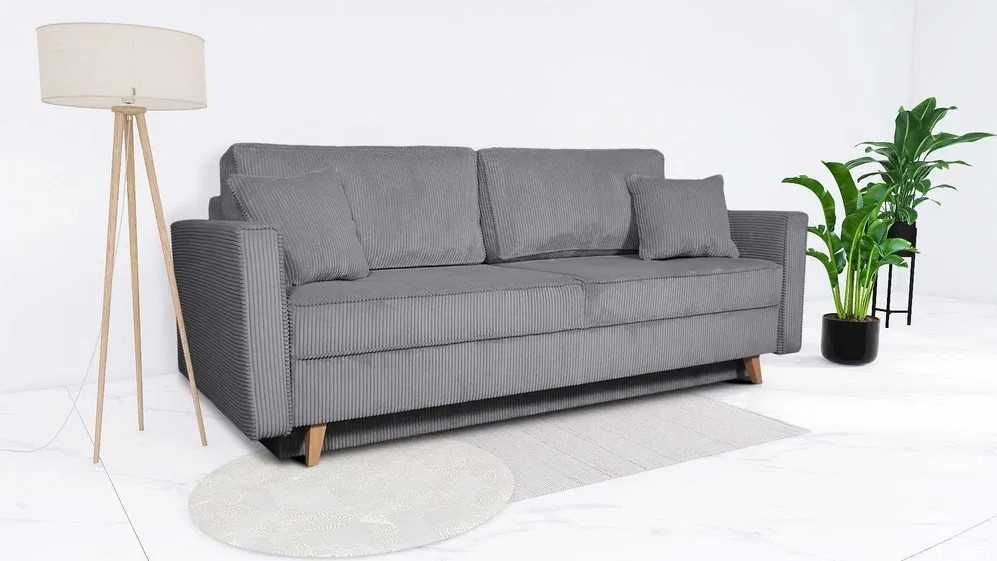 Kanapa ALIS sofa, sztruks, bonell, funkcja spania