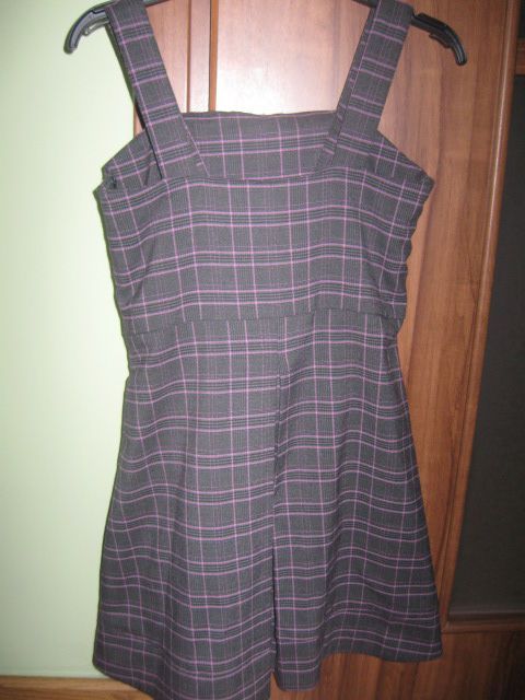 super sukienka w kratkę