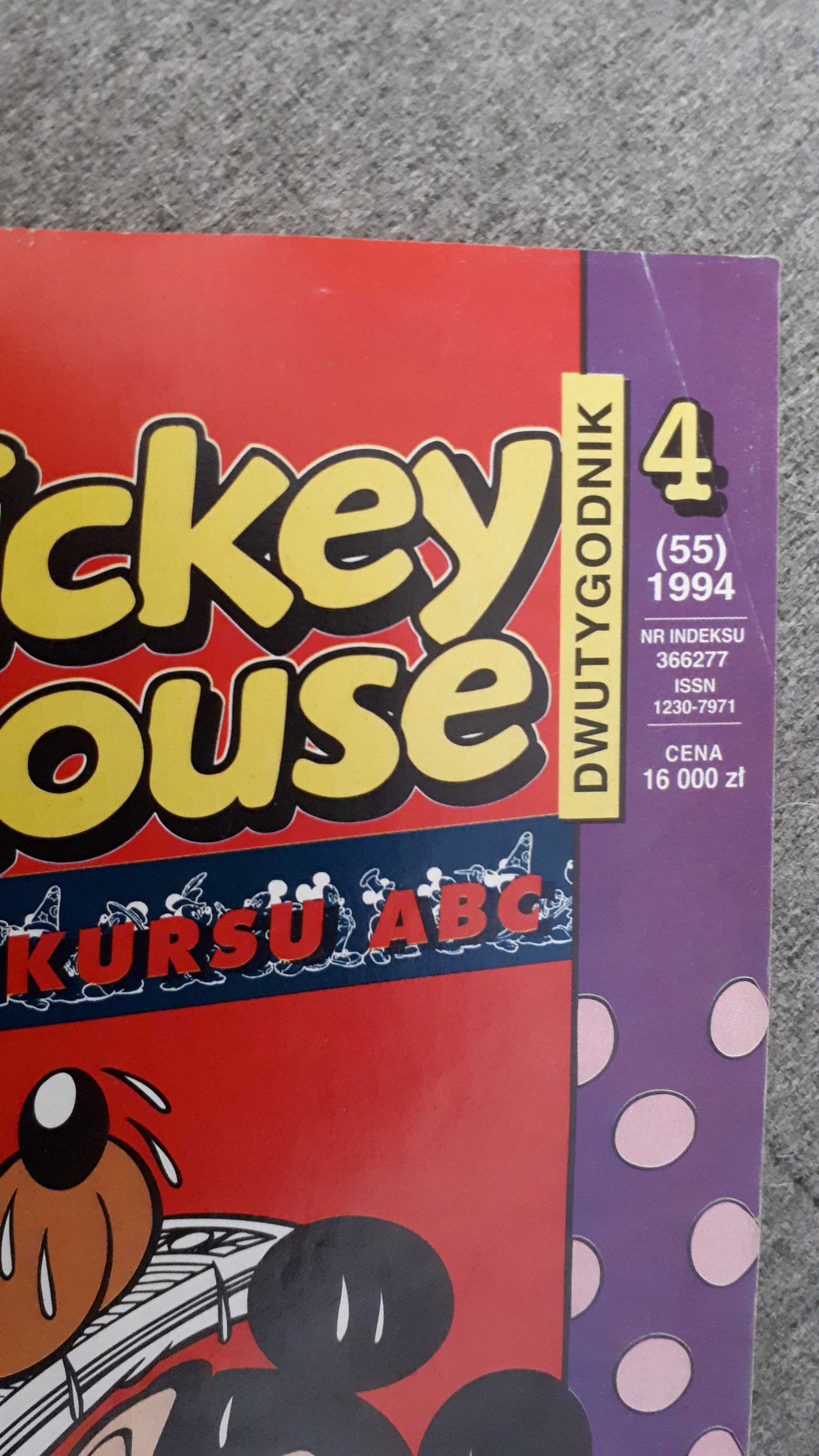 Mickey Mouse nr 4 (55) 1994 komiks