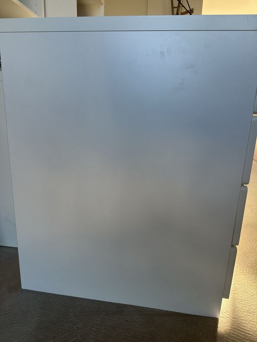 IKEA biurko z kontenerkiem białe 155 x 62x 74