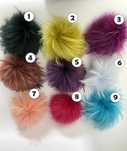 Pompon do czapki jenot duży ok 15 cm