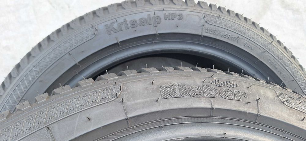 2x Nowe Opony Zimowe 225/45R17 Kleber Krisalp HP3 DEMO