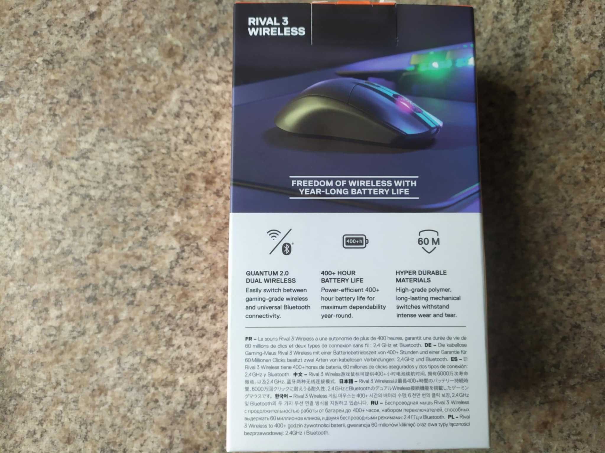 Steelseries Rival 3 wireless black