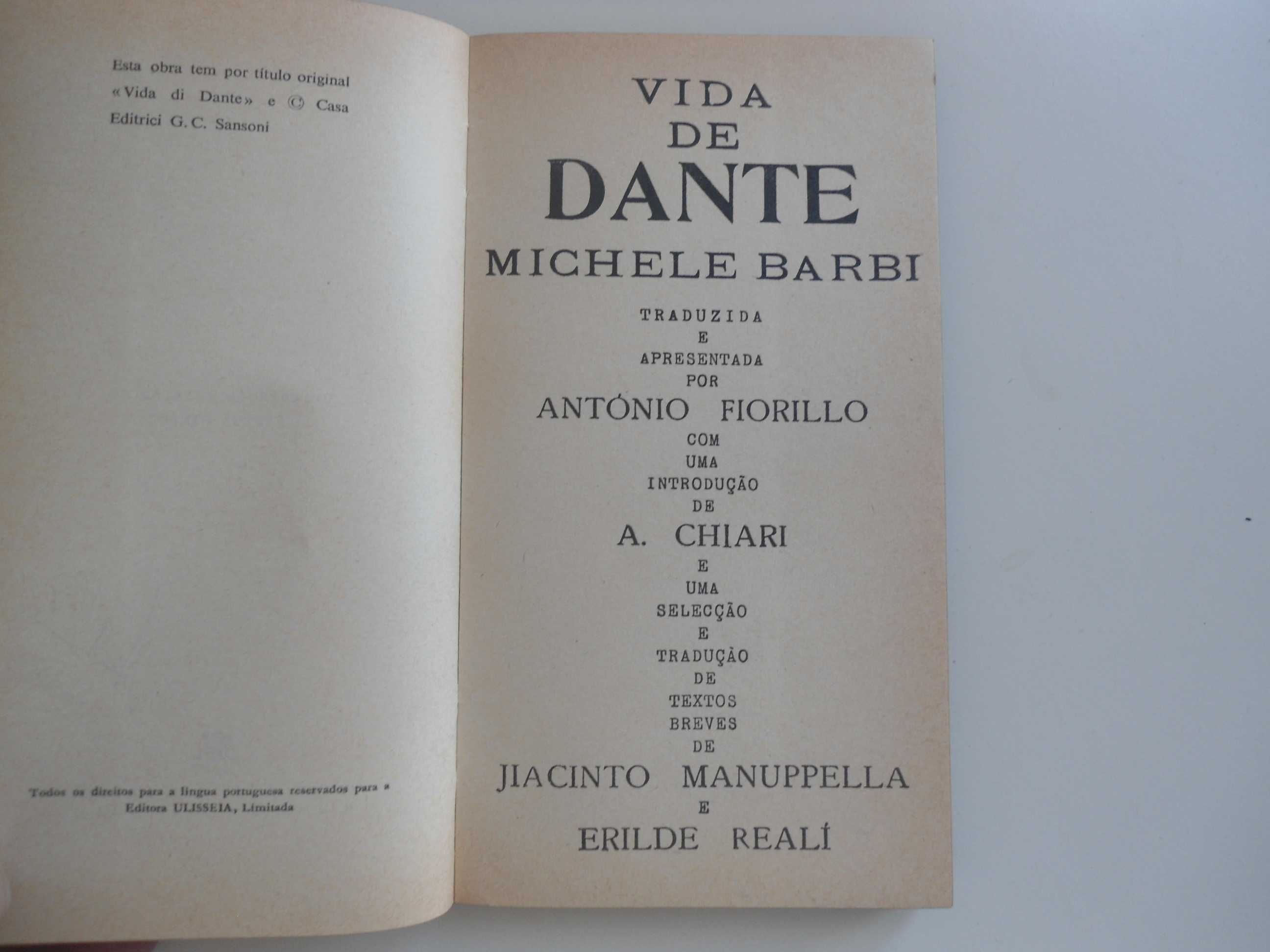 A Vida de Dante por Michele Barbi