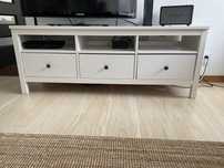 Szafka pod TV Hemnes Ikea biała bejca