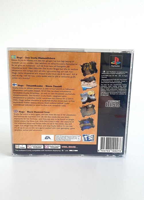 Gra Hugo Black Diamond Fever PSX PS1 PlayStation 3xA ENG PAL